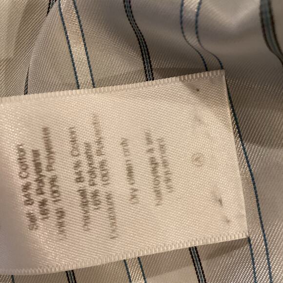 Veronica Beard Blue plaid tweed Miller Dickey Jacket double breasted cotton 4 - Picture 13 of 13